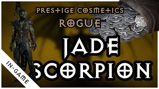 Jade Scorpion  Diablo IV Cosmetics Rogue  InGame 4K  2800 Platinum [upl. by Melia]