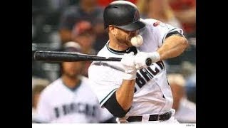 WORST HITS TO THE HEAD MLB [upl. by Zelazny]