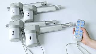 80000N Medical Bed Linear Actuator With ICU Control System amp Handset Pannel [upl. by Yuht]