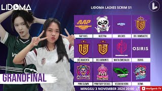 GRAND FINAL LIDOMA LADIES SCRIM S1 [upl. by Eatnuahc915]