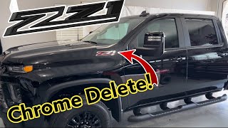 2022 Silverado 3500 HD Z71 Black Out Badge Now Its A Midnight Edition [upl. by Derby]