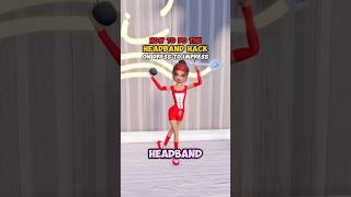 how to do the HEADBAND HACK on DRESS TO IMPRESS ⭐️ dresstoimpress roblox dti [upl. by Beitch]