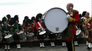 Massed Pipes and Drums pre tattoo warmup [upl. by Clemmie]