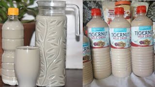 HOW TO MAKE CREAMY KUNUN AYA TIGERNUT DRINKMILK FOR SALE  PRESERVATION  PACKAGING  OFIO [upl. by Isherwood]