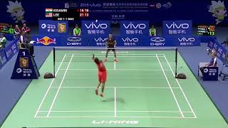 Kidambi vs Lee Chong Wei 초감각 대박 랠리 [upl. by Leila]