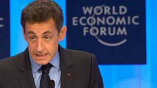 Sarkozy dénonce à Davos les dérives du capitalisme financier [upl. by Row410]