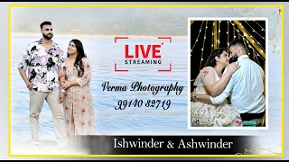 🔴LIVE WEDDING CEREMONY II ISHWINDER AND ASHWINDER II VERMA STUDIO GARHDIWALA II MOB 9914032719 [upl. by Atiuqel]