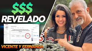 🤑✅ VUELTA AL MUNDO EN MOTO VICENTE Y FERNANDA CUANTO GANAN EN YOUTUBE 2022 😱 REVELADO 😱 [upl. by Merrie500]