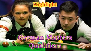 Tian Pengfei vs Reanne Evans Highlight German Masters 202324 snooker [upl. by Ahsinwad801]