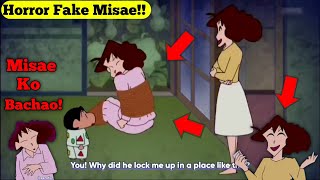 Shinchan Banned Horror Episode  Horror Fake Misae😱  Toon Dubber Duo [upl. by Oletha236]