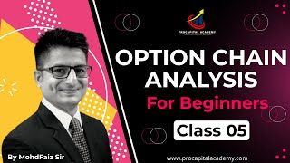 OPTION CHAIN ANALYSIS CLASS 05  OPTION CHAIN ANALYSIS FOR BEGINNERS  OPTION CHAIN EXPLAINED HINDI [upl. by Spragens]