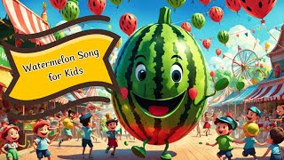 Watermelon Fruit Song for Kids  Juicy Watermelon Song  Yummy Kids Song Pinkfong wondertales684 [upl. by Naehs989]