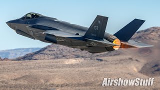 All Jet Demos Nellis AFB Airshow 2022 [upl. by Enaid221]