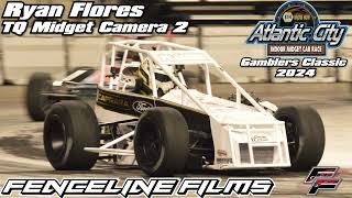 Ryan Flores TQ Midget Camera 2 Gamblers Classic Atlantic City Indoor Auto Race 2024 [upl. by Butcher347]