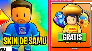 😱Se viene skin de SAMU y Mang Yellow Gratis en Stumble Guys✅ [upl. by Tray]