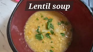 easy lentil soup [upl. by Niveek825]