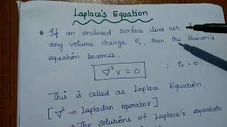 Poissons Equation and Laplaces Equation [upl. by Asilrac]