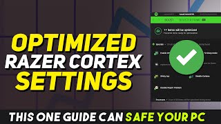 Razer Cortex FPS BOOST Settings  Optimize Windows For Gaming 2024 [upl. by Adnilemreh410]