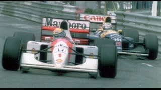 Senna vs Mansell F1 Monaco 1992 Final 3 laps Dutch Commentary OlavMol [upl. by Dickie]