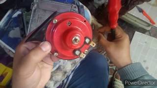 إصلاح منبه السيارة Car horn repairRéparation de klaxon de voiture [upl. by Notniw830]