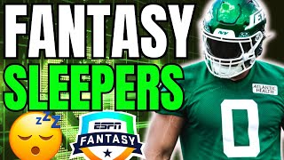 10 MUST DRAFT Fantasy Football Sleepers Best Picks in Rounds 1118  2024 Fantasy Football [upl. by Essilrahc]