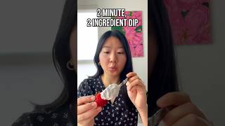 2 minute 2 ingredient DESSERT DIP 🍨 shorts [upl. by Fulton]