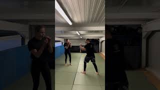 Verteidigung der „Maurerkelle“ Schwinger shorts kravmaga selfdefensetraining boxing [upl. by Ralleigh]