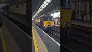 57313 Scarborough Castle Arriving at Preston railway trainspotting westcoastrailways train [upl. by Romito]