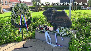 4 mei Dodenherdenking Gemeente Tholen 2024  Omroep Tholen [upl. by Mchenry53]