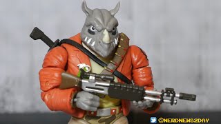 TMNT BST AXN Rocksteady Street Thug figure review [upl. by Amaras]