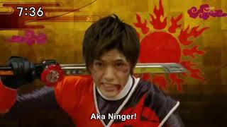 Shuriken Sentai Ninninger Final Henshin [upl. by Eimmaj46]