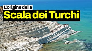 Scala dei Turchi come si è formata la falesia di Realmonte che si trova ad Agrigento in Sicilia [upl. by Legyn]