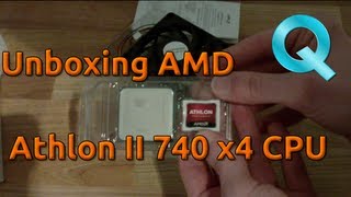 Unboxing amp Look at AMD Athlon II X4 740 CPU [upl. by Chuck439]