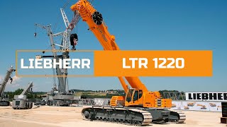 LTR 1220  this crawler crane from Liebherr can completely assemble itself [upl. by Tolmann]