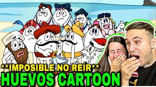 🇪🇸 REACCIÓN a HUEVOS CARTOON 🇲🇽 LOSTengo PERDIDOS 😂 puro humor mexicano [upl. by Allehcram729]