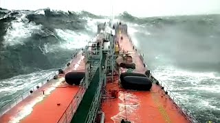 Ships CAUGHT in MASSIVE Storms [upl. by Feil719]