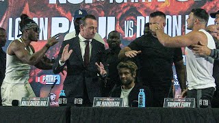 CHAOS KSI vs Tommy Fury • FULL PRESS CONFERENCE • feat Logan Paul vs Dillon Danis [upl. by Eirdua]