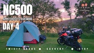 NC500 Motocamping Tour Day 4 Applecross to Aviemore [upl. by Luella751]