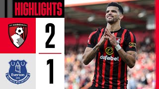 Solanke on target in DRAMATIC late victory  AFC Bournemouth 21 Everton [upl. by Hermie215]