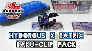 DARKUSAQUOS HYDOROUS x BATRIX BAKUCLIP Pack  Armored Alliance  BAKUGAN UNBOX [upl. by Lehte]