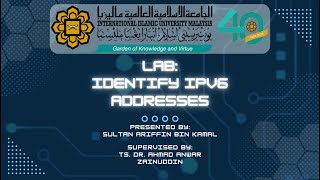 1274 Lab  Identify IPv6 Addresses  ILM [upl. by Irrok]