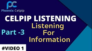 Celpip Listening Test Part  3  Listening For Information  Celpip Exam Listening Practice [upl. by Alleynad]