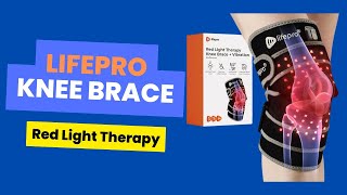 LifePro Knee Brace Review Fast Knee Pain Relief with Red Light Therapy [upl. by Jerad]