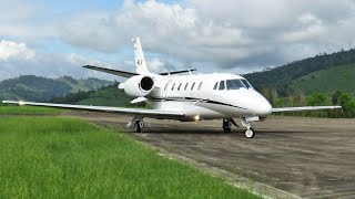 Cessna 560XL Citation XLS Plus Pousando em Cachoeiro de Itapemirim ES [upl. by Thais]