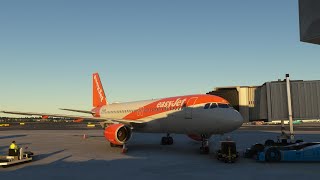 MSFS 2020  Fenix A320  London Gatwick to Cardiff [upl. by Ahsaekal547]