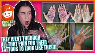 Tattoo Enthusiast Reacts To Fresh VS Healed Tattoos 5 [upl. by Enelyw476]