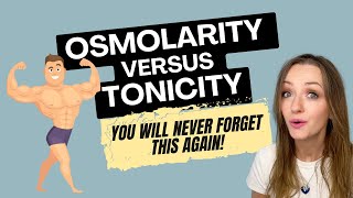 Osmolarity and Osmolality versus Tonicity  Explained [upl. by Halladba903]