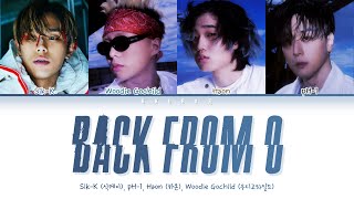 ㄱ에서부터 0에서부터 Back From 0  SikK Woodie Gochild HAON pH1 Color Coded Lyrics HanRomEng가사 [upl. by Rivard139]