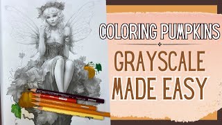 How To Color Greyscale Coloring Pages  Tips and Tricks For Grayscale Coloring [upl. by Johannah]