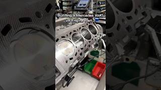 Building an AMG V8 engine 👀 Part 2 [upl. by Ahseinet]